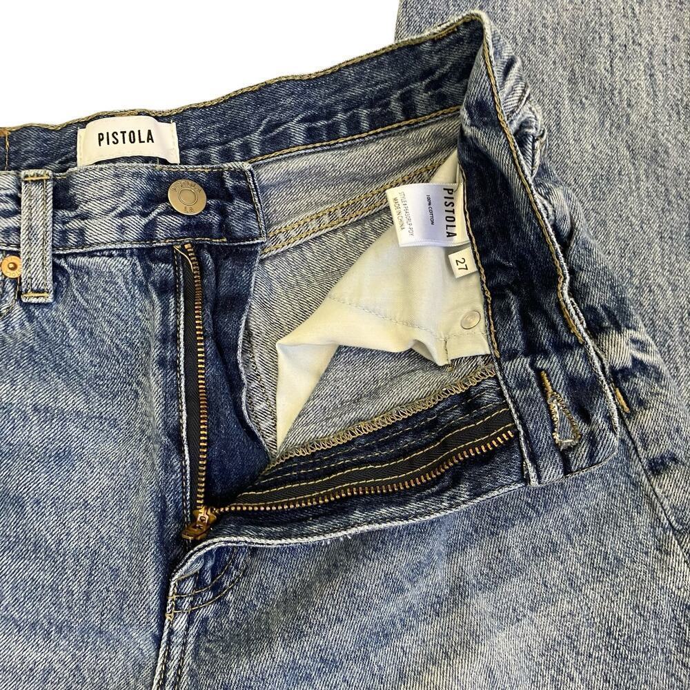 Pistola Sz 27 Keaton High Rise Slim Straight in Playday Wash 90s Ankle Casual - Picture 10 of 16